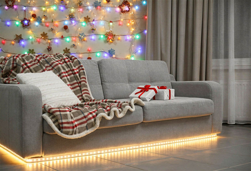 Идеи подсветки интерьера — эффект парения