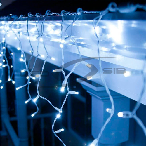 Светодиодная бахрома LS 3,1*0,3*0,5м 120 LED 8W провод ПВХ прозрачный 2,3 мм. IP65 (стыкуется)