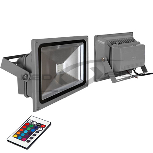 Прожектор сд LS 30W RGB IP65 (ИК-пульт 24 кнопки)