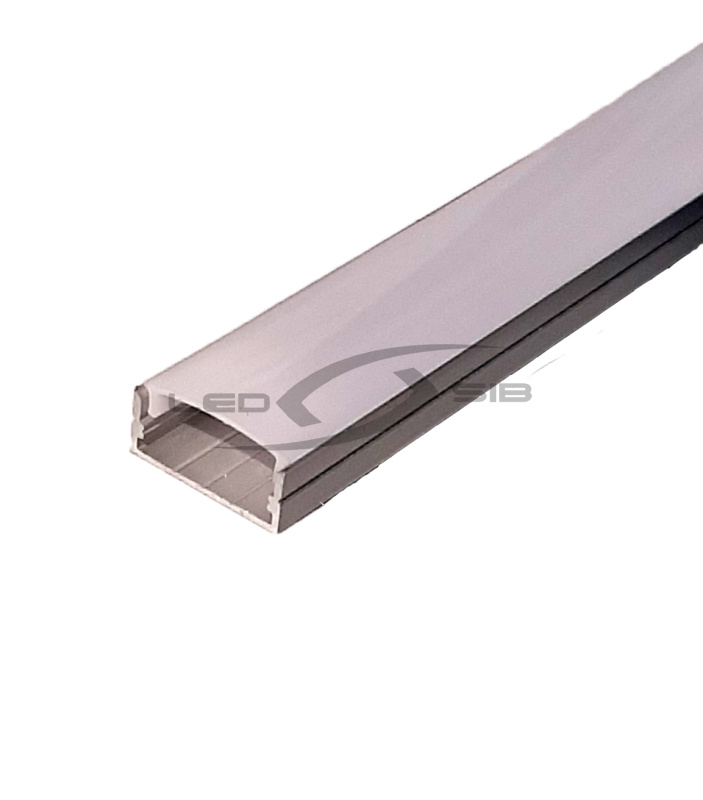 накладной алюминиевый профиль (с экраном) ls-сс-032 nev, 2000х23.3х9.6мм Накладной алюминиевый профиль (с экраном) LS-СС-032 Nev, 2000х23.3х9.6мм