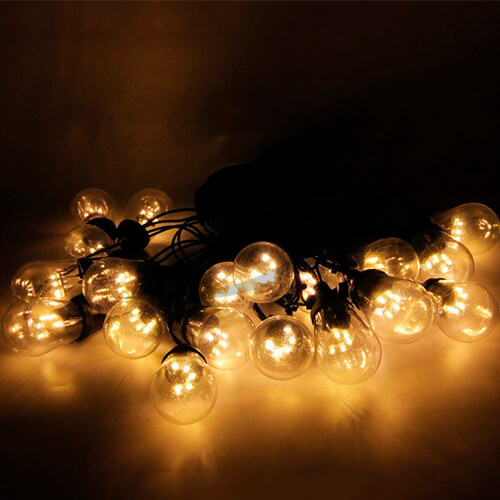 ламполайт ls 10 метров, 20 ламп g45 0,3 w, черный каучук 3,3 мм ip 65 Ламполайт LS 10 метров, 20 ламп G45 0,3 W, черный каучук 3,3 мм IP 65