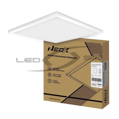 Панель сд ДВО-02 4040-ОПАЛ 40W 230V  595х595х25 NEOX