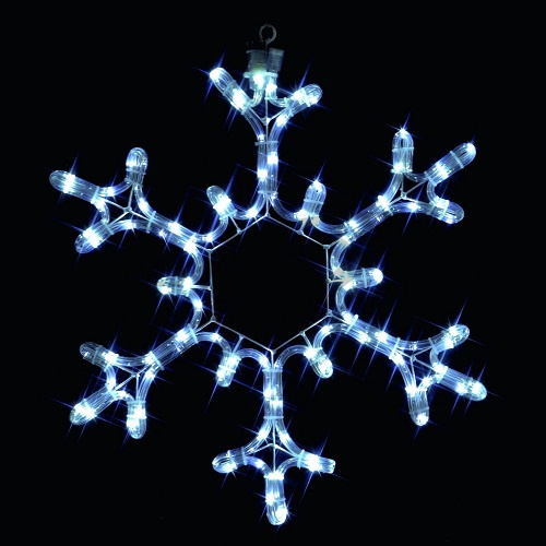 снежинка led ls на металлическом каркасе, 60 см, без контроллера 220v Снежинка LED LS на металлическом каркасе, 60 см, без контроллера 220V