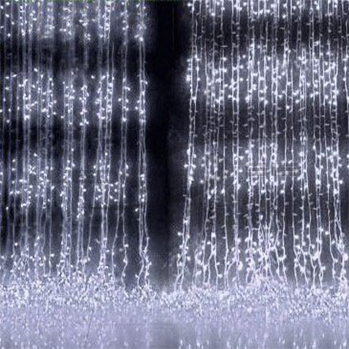 Водопад LS 1х3м 220V 50W, белый провод, 640Led IP65