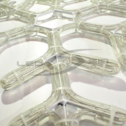 Снежинка LED LS на металлическом каркасе, 60 см, с контроллером 220V