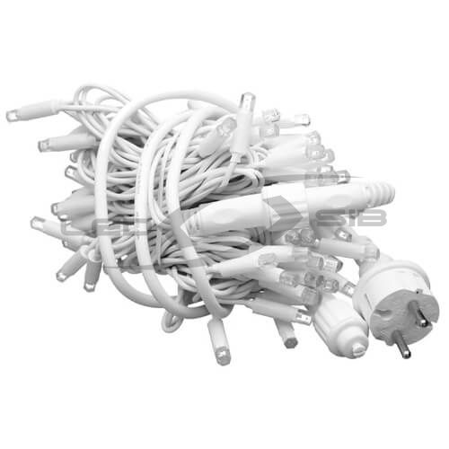 гирлянда led нить ls 10м 24v max 8w 100 led ip65 провод белый каучук 3,3мм.стыкуется (без блока) Гирлянда LED нить LS 10м 24V MAX 8W 100 led IP65 провод белый каучук 3,3мм.стыкуется (без блока)