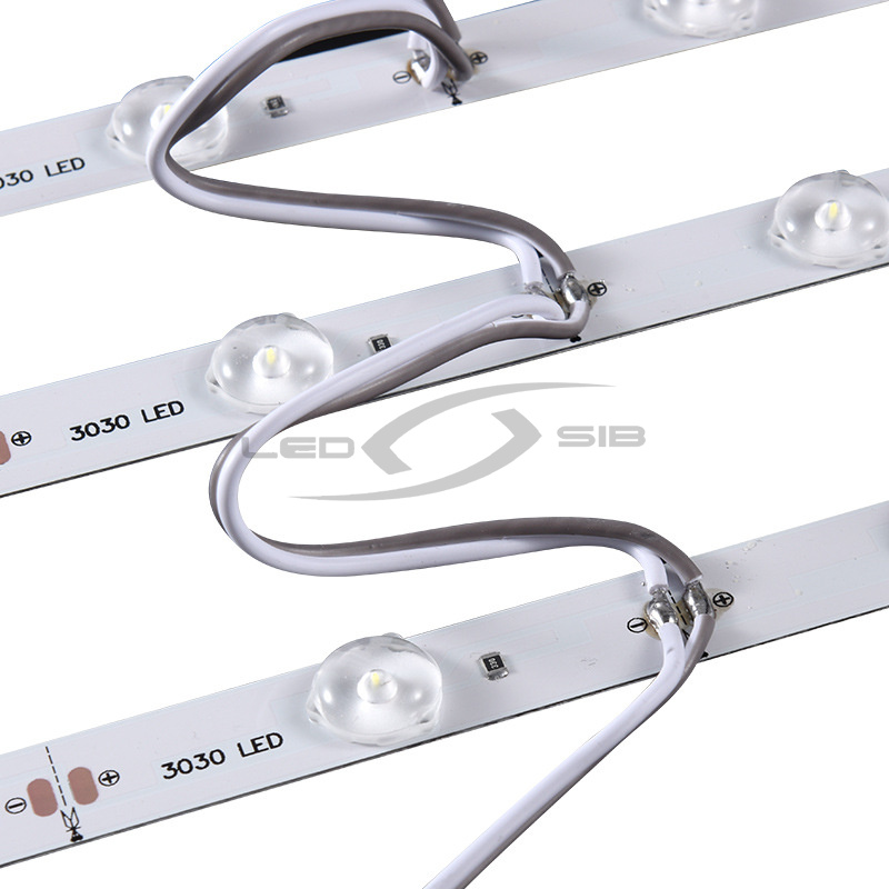 Светодиодная линейка с линзой LS SMD 3030/18 LED, MAX 18W, 12V, IP33, 2160 Lm, угол 180° 1495*17мм