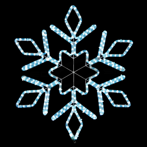 фигура световая "снежинка" ls led 95*90 см ip65 (металлический каркас) Фигура световая "Снежинка" LS LED 95*90 см IP65 (металлический каркас)