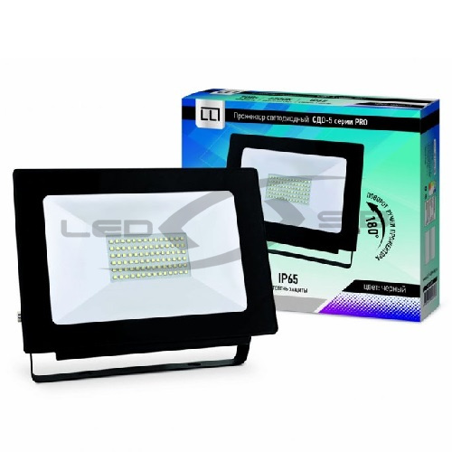 Прожектор сд СДО-5-PRO  70W 230V 6500K 6650Lm IP65