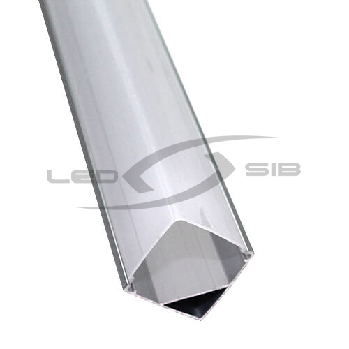Угловой алюминиевый профиль (с экраном) LS-YF-121A  2000х16х16мм L90