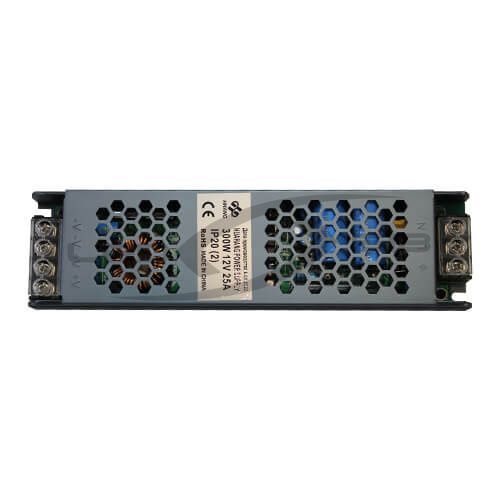 Блок питания LS серии SLIM 300W 12V 25A IP20 (Металлический корпус) 210*55*25мм 2Y (без вентилятора)