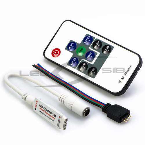 Контроллер LS RF mini RGB LED Controlle (с пультом) по 2А на канал (6А) DC12-24V