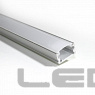 Накладной алюминиевый профиль (с экраном) LS-СС-038, 2000х13.1х7.1мм