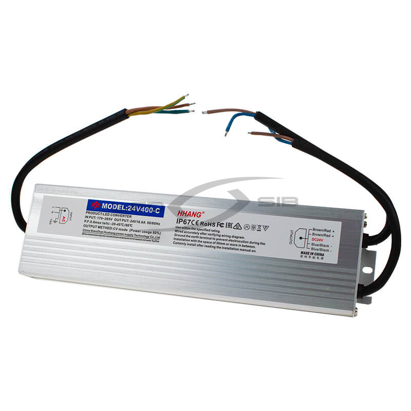 блок питания влагозащищенный ls slim 400w dc 24v ac 110-265v 16,66а (алюм) 225*76*39мм 3y ip67 hh Блок питания влагозащищенный LS Slim 400W DC 24V AC 110-265V 16,66А (алюм) 225*76*39мм 3Y IP67 HH
