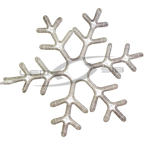 Снежинка LED LS на металлическом каркасе, 60 см, с контроллером 220V