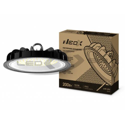 Светильник сд складской LHB 200W 230V 120 гр. 21000Lm IP65 NEOX