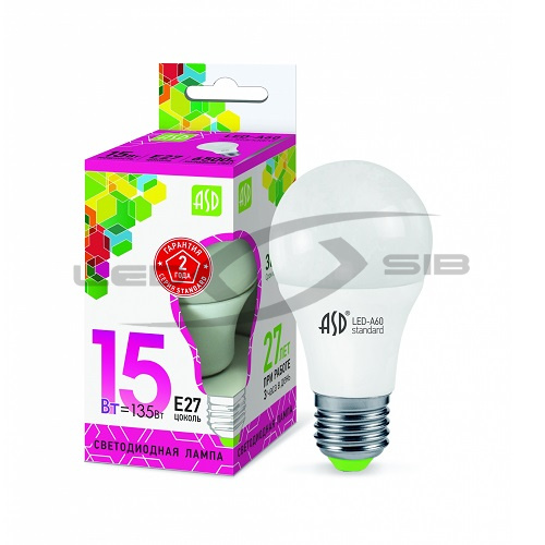 лампа сд led-a60-standard 15.0w 230v е27 1350lm Лампа сд LED-A60-standard 15.0W 230V Е27 1350Lm