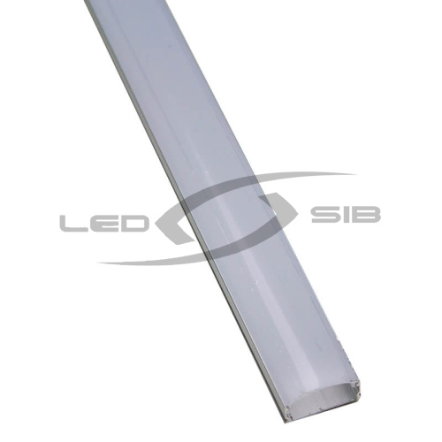Накладной алюминиевый профиль (с экраном) LS YF-103 2000х17,53х6,85мм