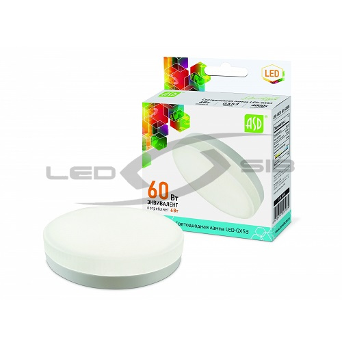 лампа сд led-gx53-standard  6.0w 230v 540lm Лампа сд LED-GX53-standard  6.0W 230V 540Lm