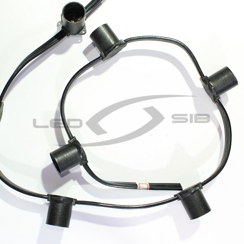 Белт-лайт LS гибкий проводящий шлейф двухжильный Е27 220V шаг 40 см (катушка 100 метров, до -5) IP65