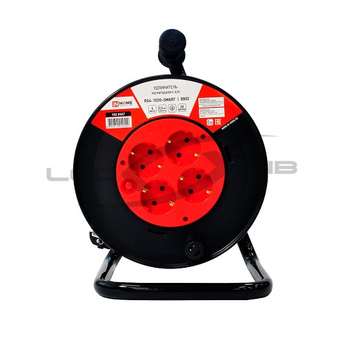 Удлинитель RG4-1020-SMART 4-х местн с з/к 10A 20м 8802 IN HOME
