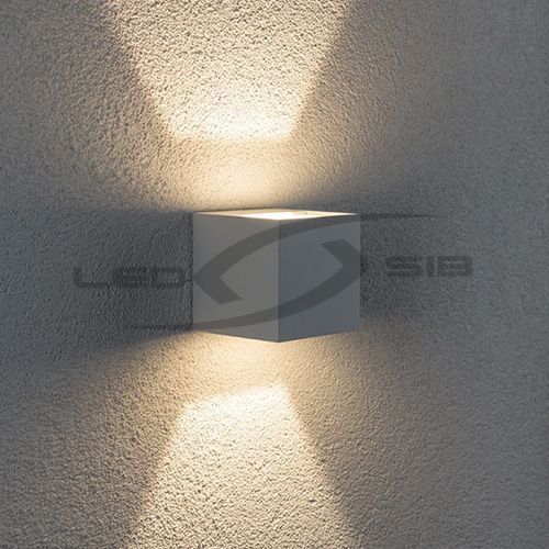 уличный настенный светильник ls box 2.0 led dim двухсторонний белый корпус 2*7w ip65 Уличный настенный светильник LS BOX 2.0 LED DIM двухсторонний белый корпус 2*7W IP65