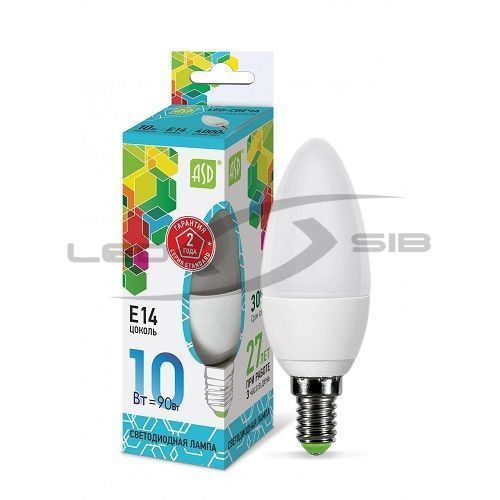 Лампа сд LED-СВЕЧА-standard 10W 230V Е14 900Lm