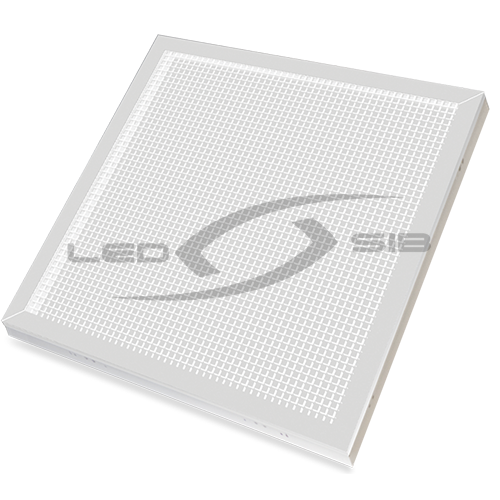 Панель сд LPU-eco ПРИЗМА 36W 230V 3000Lm 595х595х25мм с ЭПРА БЕЛАЯ IP40 