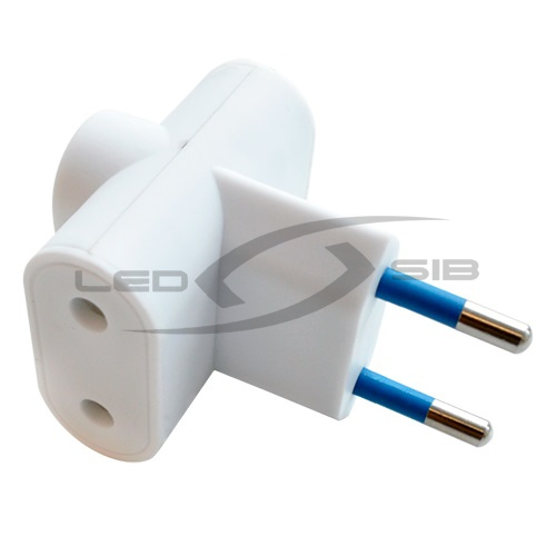 Тройник R-3N 3 местн. 10А белый 4372 IN HOME