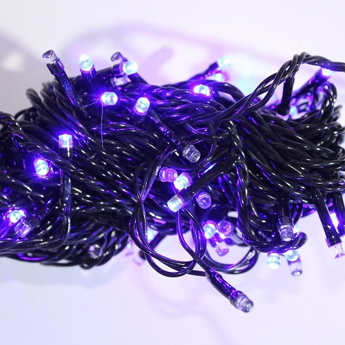 гирлянда сд ls 10 м 220v с контроллером, темный провод, 7w, 100 led, ip 44, 220v Гирлянда сд LS 10 м 220V с контроллером, темный провод, 7W, 100 led, IP 44, 220V