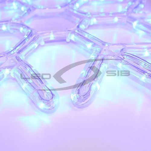снежинка led ls на металлическом каркасе, 38 см, с контроллером 220v Снежинка LED LS на металлическом каркасе, 38 см, с контроллером 220V