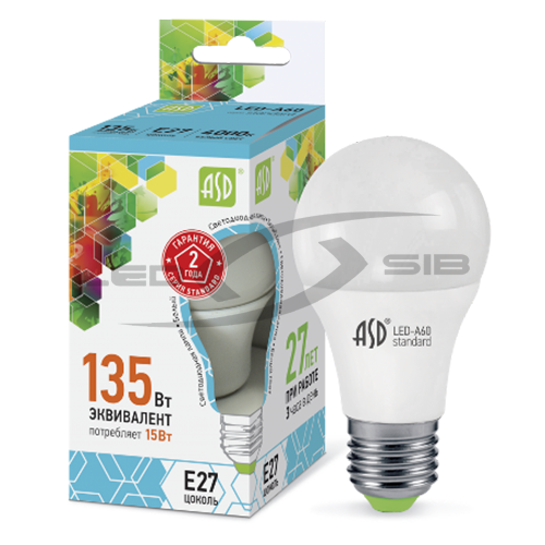 лампа сд led-a60-standard 15.0w 230v е27 1350lm Лампа сд LED-A60-standard 15.0W 230V Е27 1350Lm