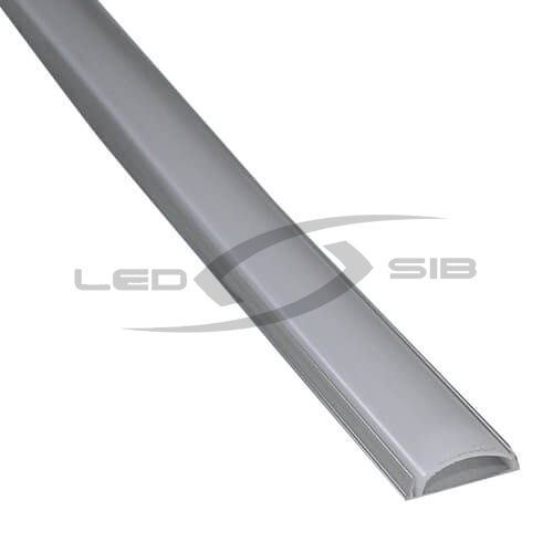 Накладной алюминиевый профиль гибкий (с экраном) LS-YF-883  2000х18х5 мм