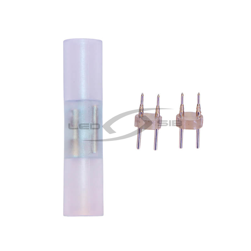 коннектор ls прямой с иголкой для дюралайта круглого (муфта двух, 13мм) Коннектор LS прямой с иголкой для дюралайта круглого (Муфта двух, 13мм)