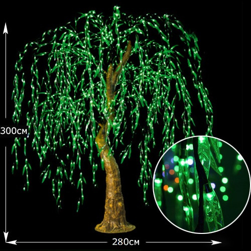 СД дерево "Ива" LS 2800мм-3000мм 3880LED (Толстый ствол) SJ-LS-A004