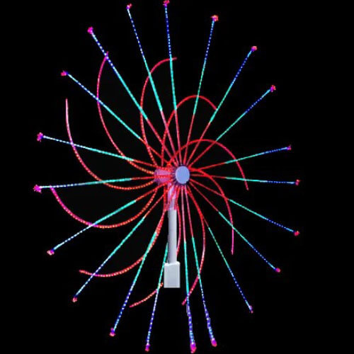 светодиодная светодинамическая конструкция фейерверк  колесо,,d3000, 50w,ip65 мульти Светодиодная светодинамическая конструкция ФЕЙЕРВЕРК  Колесо,,D3000, 50W,IP65 мульти