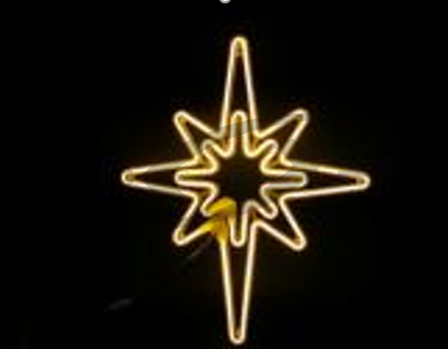 светодиодная полярная звезда ls neo-flex, длина 500 мм, ширина 440 мм, с контроллером Светодиодная полярная звезда LS Neo-Flex, длина 500 мм, ширина 440 мм, с контроллером