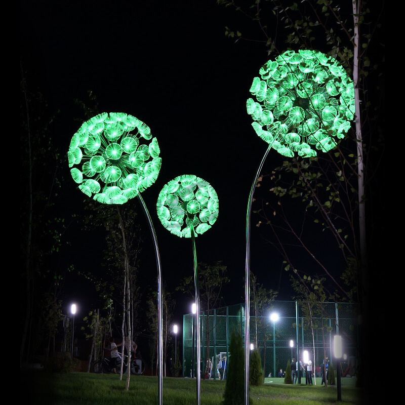 светодиодный одуванчик ls 3500мм d1200мм 12/220v (оптоволокно) ful color Светодиодный Одуванчик LS 3500мм D1200мм 12/220V (Оптоволокно) FUL COLOR