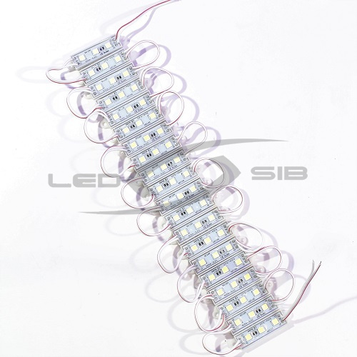 светодиодный модуль ls smd 5054/3led 66lm 36х9х3,5мм ip65 max 0,72w 120° (мини) Светодиодный модуль LS SMD 5054/3LED 66Lm 36х9х3,5мм IP65 max 0,72W 120° (мини)