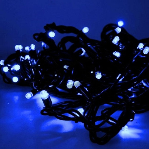 Бахрома светодиодная LS 5,6х0,9м IP65 288LED 17W 220V провод черный каучук (Стыкуется) MAX До 5 шт.