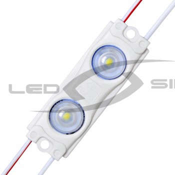 светодиодный модуль ls а2 с линзой premium smd 2835/2led 50x16x6мм  (max 0.85w) 90lm ip65 160 °  Светодиодный модуль LS А2 с линзой PREMIUM SMD 2835/2LED 50x16x6мм  (max 0.85W) 90LM IP65 160 ° 