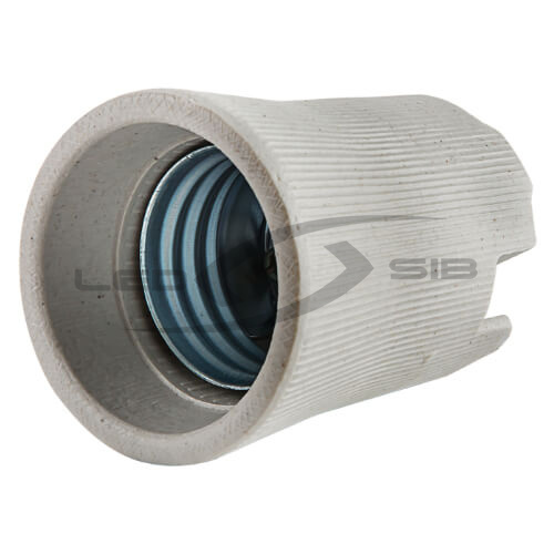 патрон е27 д-002 керамический накладной in home Патрон Е27 Д-002 керамический накладной IN HOME