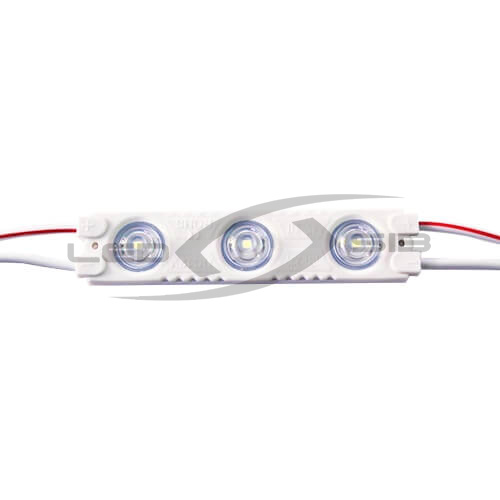 светодиодный модуль ls в3 с линзой premium smd 2835/3led 60*13*5мм max 0,72w 72 lm ip65 175° Светодиодный модуль LS В3 с линзой PREMIUM SMD 2835/3LED 60*13*5мм max 0,72W 72 Lm IP65 175°