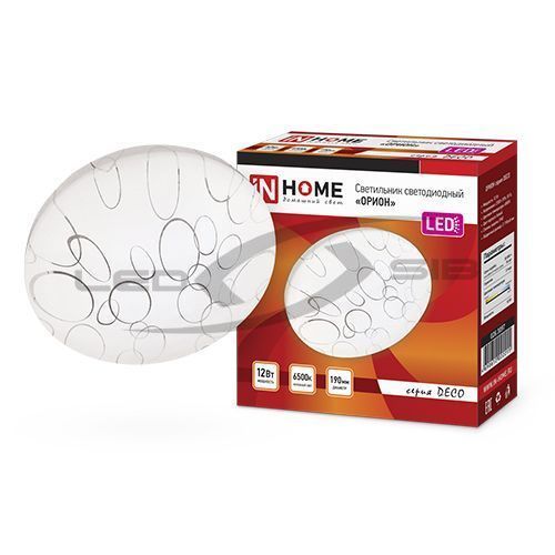 Светильник cд DECO 36W 2340Lm 350мм ОРИОН IN HOME