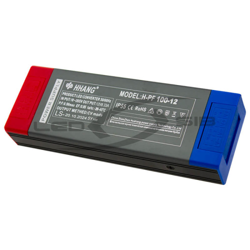 Источник питания серии PRO LS H-PF 100W 12V 8.3A IP55 (Металлический корпус) 130*43*23мм 5Y HH