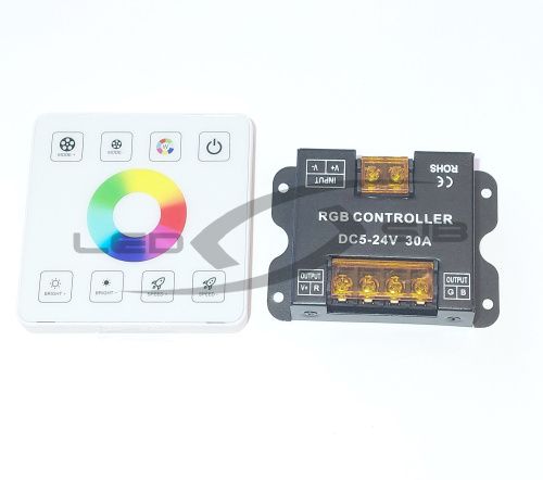 rgb led контроллер ls с сенсорной панелью 30а dc5-24v RGB Led контроллер LS с сенсорной панелью 30А DC5-24V