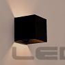 Уличный настенный светильник LS BOX 2.0 LED DIM двухсторонний черный корпус 2*7W IP65