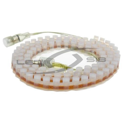Светодиодная лента LS DIP-LED96LED/m, 12V, IP67, LUX (белая основа) 960 мм, c коннектором ПАПА, МАМА