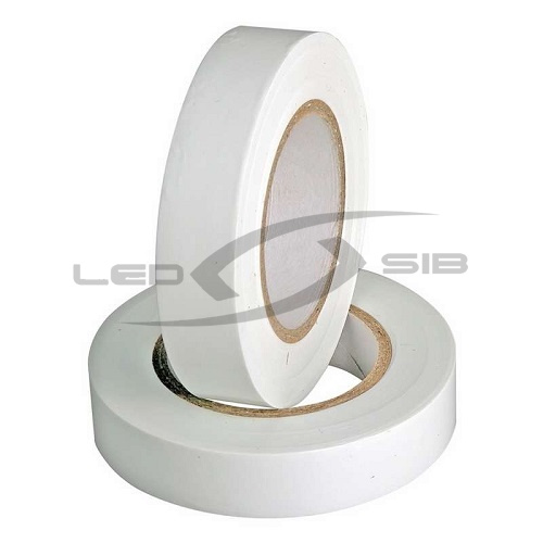 Лента ПВХ15 мм 20м белая