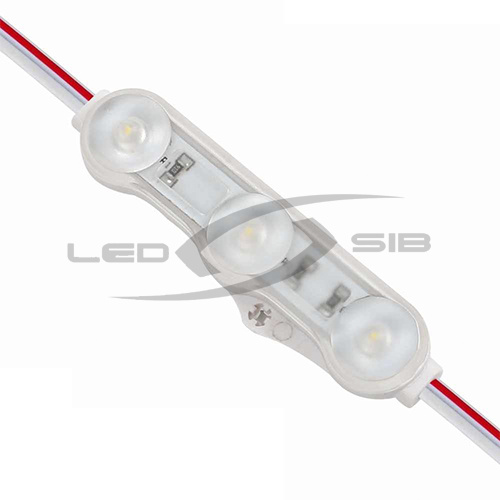 Светодиодный модуль LS VIVO NO NAME с линзой SMD 2835/3LED 76х16х11 мм max 1,5W 180 Lm IP67 Пр.16 см